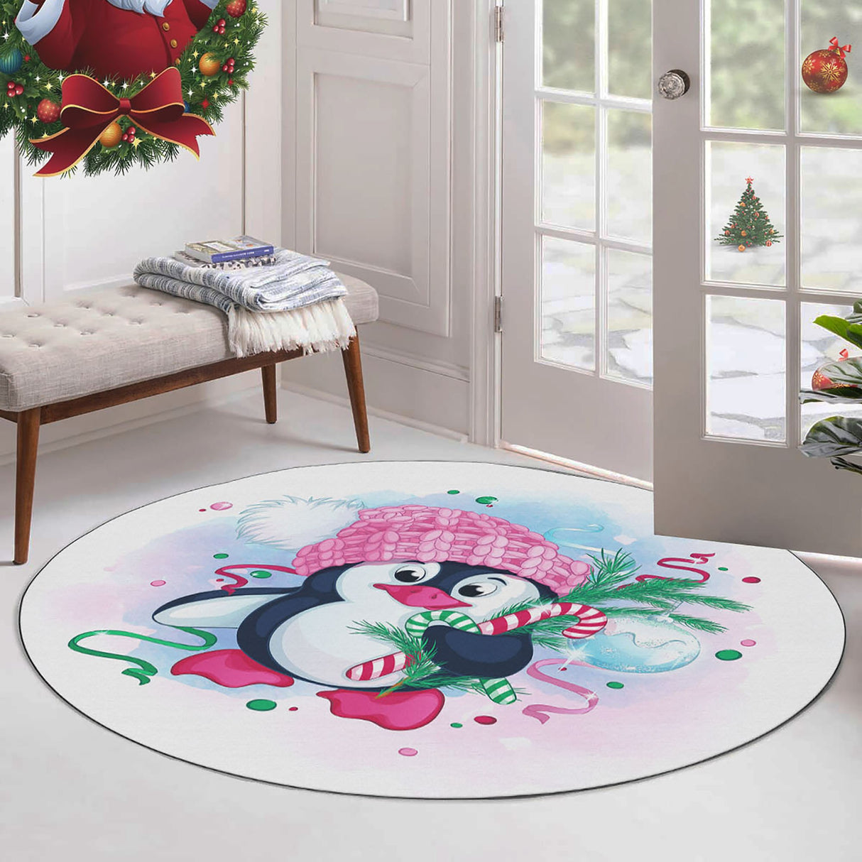 Covor Woopamuk459, Multicolor, Diverse dimensiuni - Ø80x5 cm | SKU: 633HFT1578 | Covor Woopamuk459, Multicolor, varianta Ø80x5 cm, produs pentru amenajarea locuinței, disponibil online în România la CasaMob