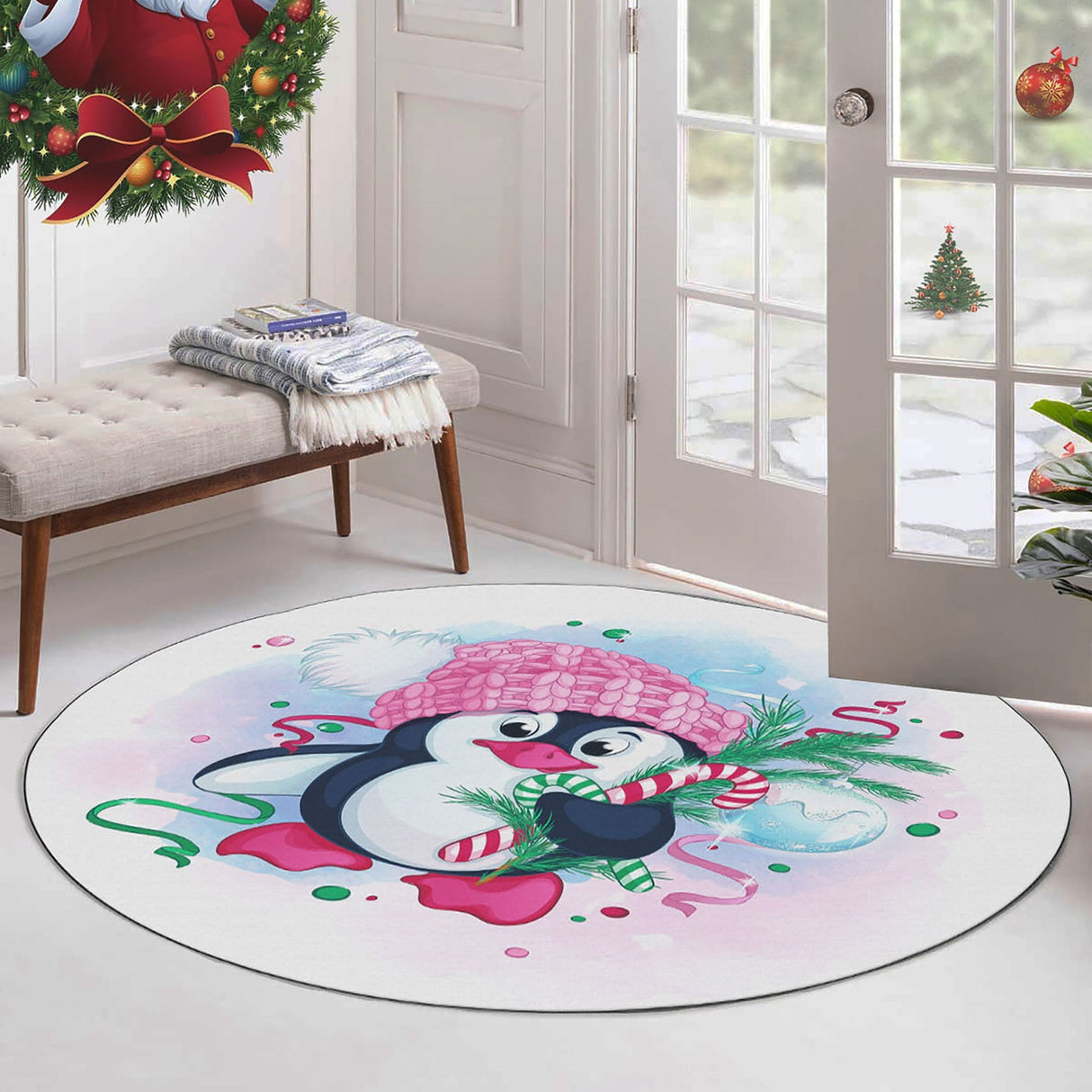Covor Woopamuk459, Multicolor, Diverse dimensiuni - Ø110x5 cm | SKU: 633HFT1581 | Covor Woopamuk459, Multicolor, varianta Ø110x5 cm, produs pentru amenajarea locuinței, disponibil online în România la CasaMob