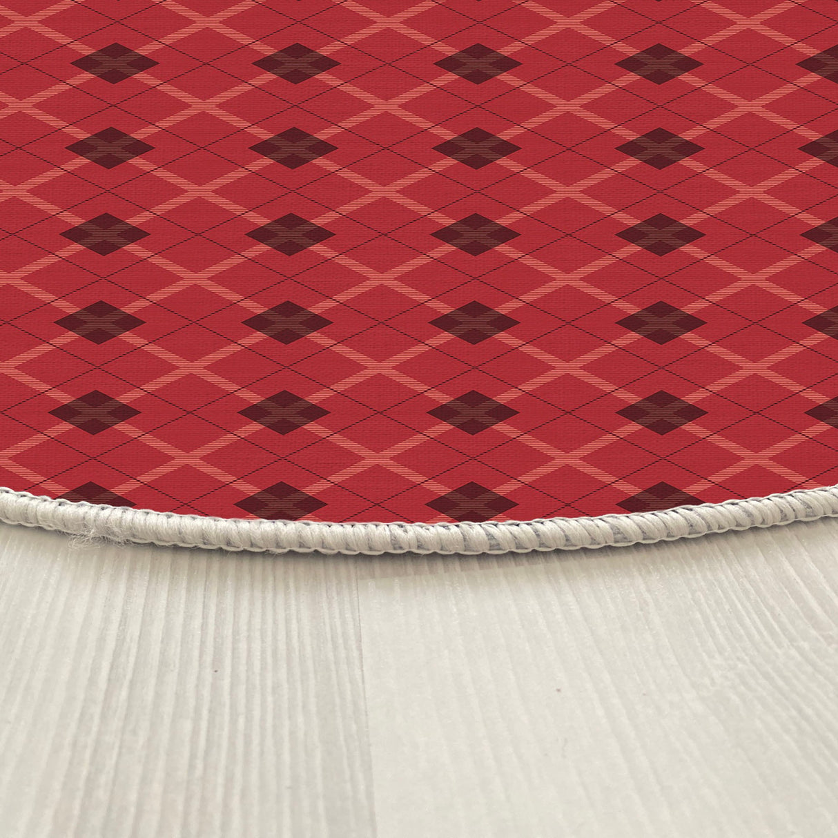 Covor Woopamuk464, Roșu - Negru, Diverse dimensiuni - Ø80x5 cm | SKU: 633HFT1634 | Covor Woopamuk464, Roșu - Negru, varianta Ø80x5 cm, produs pentru amenajarea locuinței, disponibil online în România la CasaMob