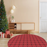 Covor Woopamuk464, Roșu - Negru, Diverse dimensiuni - Ø100x5 cm | SKU: 633HFT1636 | Covor Woopamuk464, Roșu - Negru, varianta Ø100x5 cm, produs pentru amenajarea locuinței, disponibil online în România la CasaMob