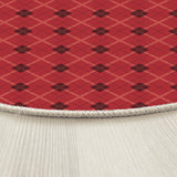 Covor Woopamuk464, Roșu - Negru, Diverse dimensiuni - Ø110x5 cm | SKU: 633HFT1637 | Covor Woopamuk464, Roșu - Negru, varianta Ø110x5 cm, produs pentru amenajarea locuinței, disponibil online în România la CasaMob