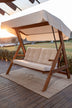 Balansoar de grădină Grand Paris 2000, Natur - Bej, 150x58x180 cm, SKU 675SWG1101, imagine 2