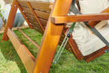 Balansoar de grădină Lyon 2400, Bej, 175x60x190 cm