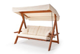 Balansoar de grădină Grand Lyon 2400, Natur - Bej, 175x70x190 cm