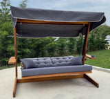 Balansoar de grădină Sia 2400, Diverse culori, 175x60x195 cm - Antracit | SKU: 675SWG1105 | Balansoar de grădină Sia 2400, 175x60x195 cm, varianta Antracit, produs pentru amenajarea locuinței, disponibil online în România la CasaMob