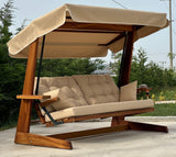 Balansoar de grădină Sia 2400, Diverse culori, 175x60x195 cm - Camel | SKU: 675SWG1106 | Balansoar de grădină Sia 2400, 175x60x195 cm, varianta Camel, produs pentru amenajarea locuinței, disponibil online în România la CasaMob