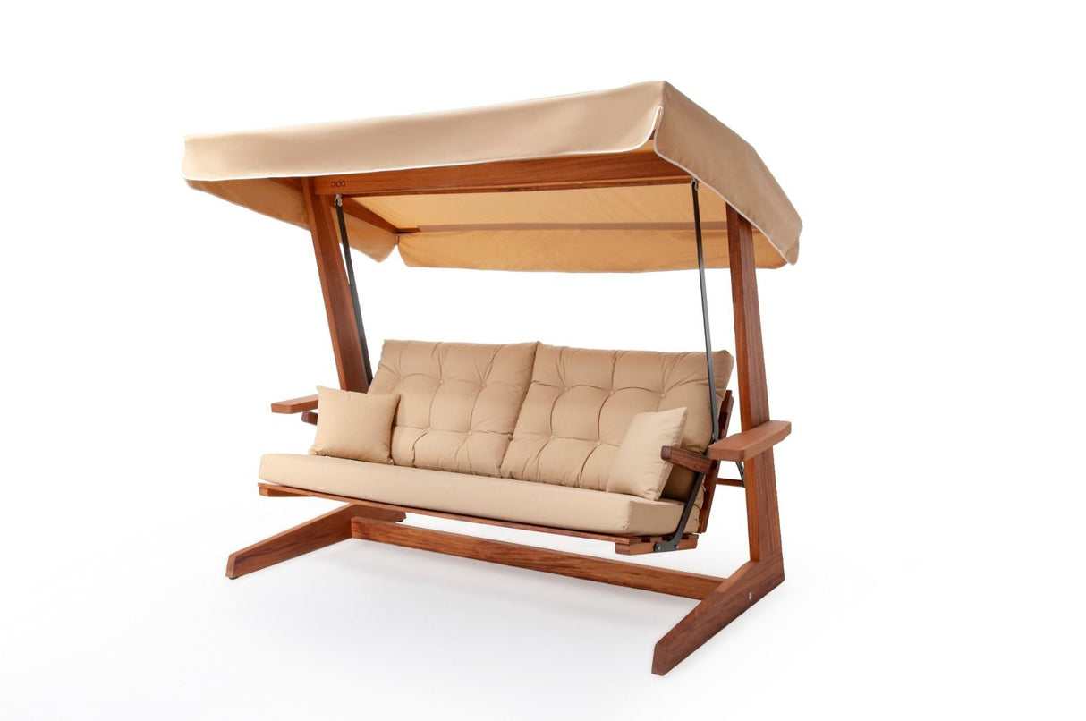 Balansoar de grădină Sia 2400, Diverse culori, 175x60x195 cm - Camel | SKU: 675SWG1106 | Balansoar de grădină Sia 2400, 175x60x195 cm, varianta Camel, produs pentru amenajarea locuinței, disponibil online în România la CasaMob