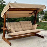 Balansoar de grădină Sia 2400, Diverse culori, 175x60x195 cm - Camel | SKU: 675SWG1106 | Balansoar de grădină Sia 2400, 175x60x195 cm, varianta Camel, produs pentru amenajarea locuinței, disponibil online în România la CasaMob