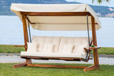 Balansoar de grădină Luna Deluxe 2600, Diverse culori, Diverse dimensiuni - Bej - 201x70x195 cm | SKU: 675SWG1113 | Balansoar de grădină Luna Deluxe 2600, varianta Bej - 201x70x195 cm, produs pentru amenajarea locuinței, disponibil online în România la CasaMob