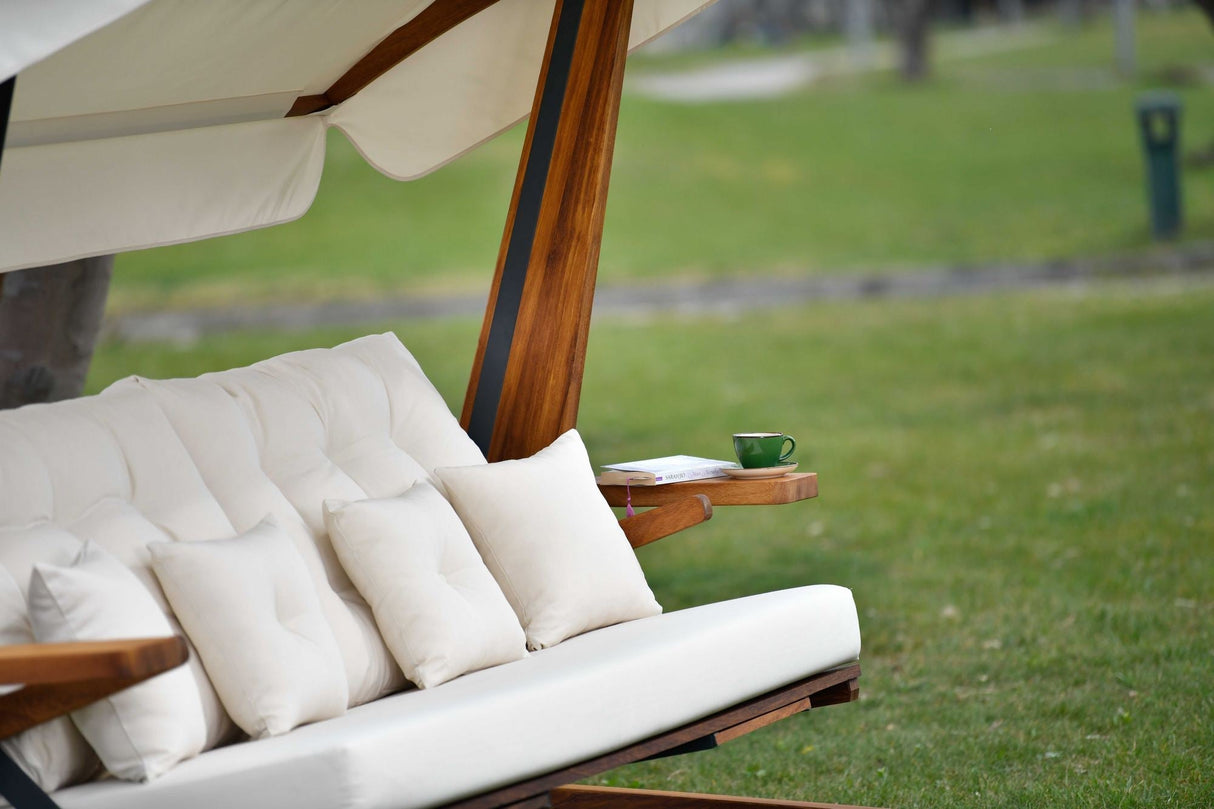Balansoar de grădină Luna Deluxe 2600, Diverse culori, Diverse dimensiuni - Bej - 201x70x195 cm | SKU: 675SWG1113 | Balansoar de grădină Luna Deluxe 2600, varianta Bej - 201x70x195 cm, produs pentru amenajarea locuinței, disponibil online în România la CasaMob