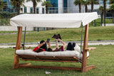 Balansoar de grădină Luna Deluxe 2600, Diverse culori, Diverse dimensiuni - Bej - 201x70x195 cm | SKU: 675SWG1113 | Balansoar de grădină Luna Deluxe 2600, varianta Bej - 201x70x195 cm, produs pentru amenajarea locuinței, disponibil online în România la CasaMob