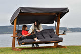 Balansoar de grădină Luna Deluxe 2600, Diverse culori, Diverse dimensiuni - Antracit - 201x70x195 cm | SKU: 675SWG1111 | Balansoar de grădină Luna Deluxe 2600, varianta Antracit - 201x70x195 cm, produs pentru amenajarea locuinței, disponibil online în România la CasaMob