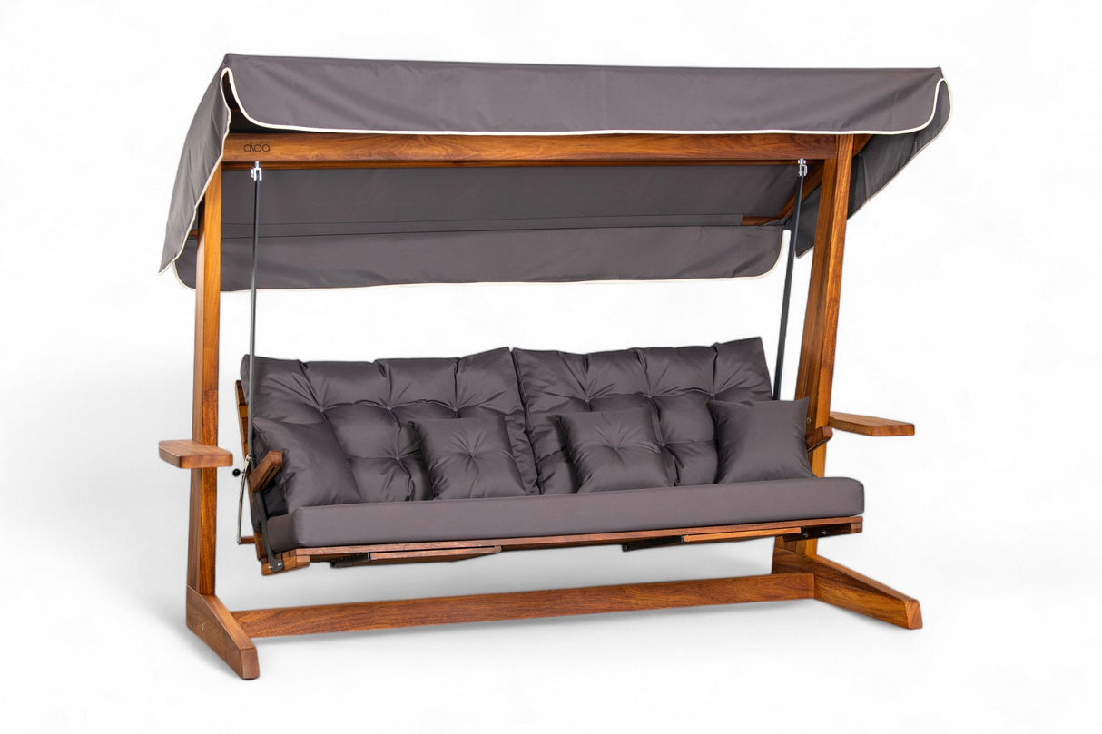 Balansoar de grădină Luna Deluxe 2600, Diverse culori, Diverse dimensiuni - Antracit - 201x70x195 cm | SKU: 675SWG1111 | Balansoar de grădină Luna Deluxe 2600, varianta Antracit - 201x70x195 cm, produs pentru amenajarea locuinței, disponibil online în România la CasaMob