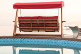Balansoar de grădină Luna Deluxe 2600, Diverse culori, Diverse dimensiuni - Natur - Roșu - 200x70x200 cm | SKU: 675SWG1112 | Balansoar de grădină Luna Deluxe 2600, varianta Natur - Roșu - 200x70x200 cm, produs pentru amenajarea locuinței, disponibil online în România la CasaMob