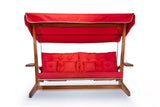 Balansoar de grădină Luna Deluxe 2600, Diverse culori, Diverse dimensiuni - Natur - Roșu - 200x70x200 cm | SKU: 675SWG1112 | Balansoar de grădină Luna Deluxe 2600, varianta Natur - Roșu - 200x70x200 cm, produs pentru amenajarea locuinței, disponibil online în România la CasaMob