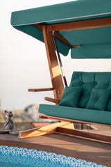 Balansoar de grădină Luna Deluxe 2600, Diverse culori, Diverse dimensiuni - Natur - Verde - 200x70x200 cm | SKU: 675SWG1114 | Balansoar de grădină Luna Deluxe 2600, varianta Natur - Verde - 200x70x200 cm, produs pentru amenajarea locuinței, disponibil online în România la CasaMob