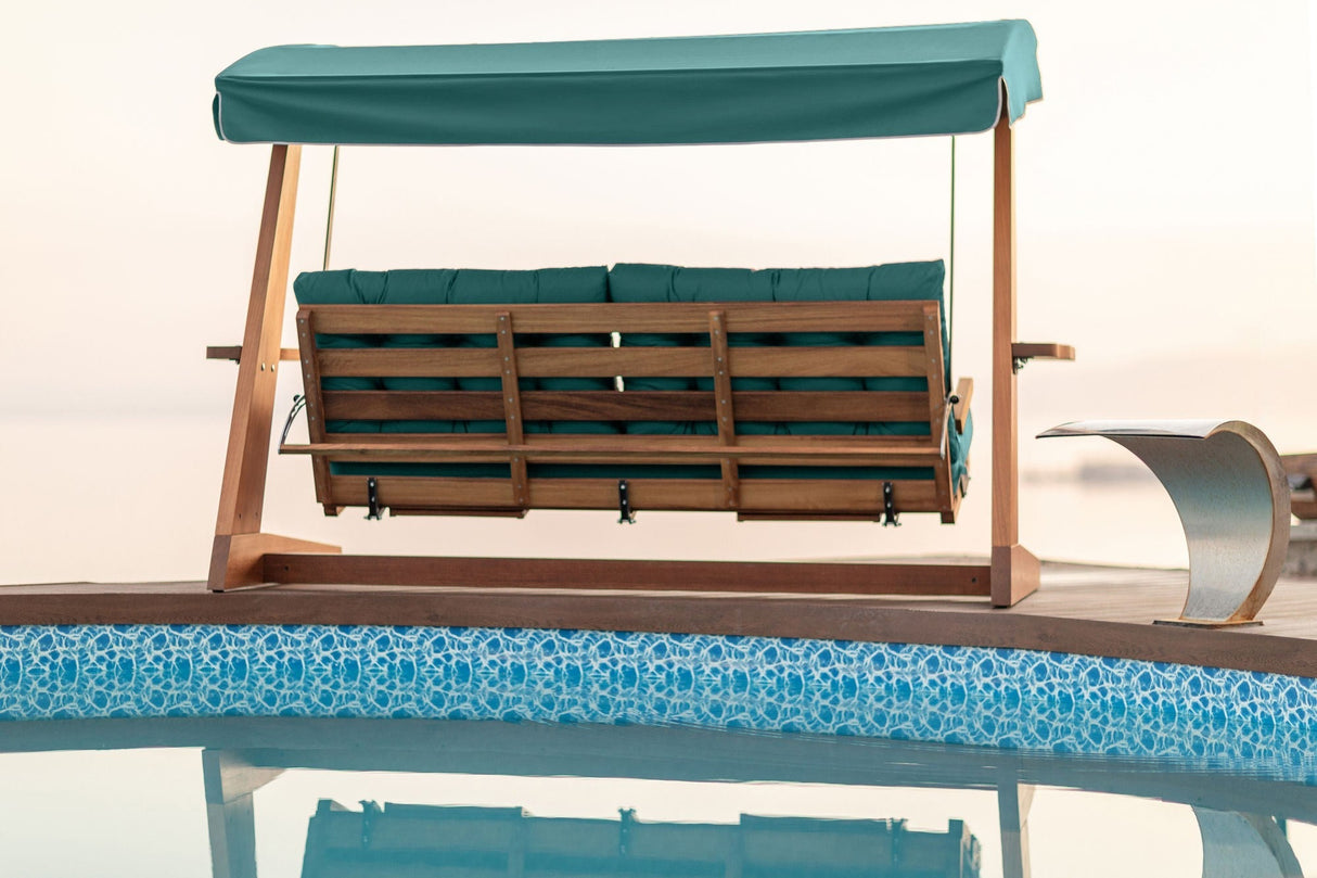 Balansoar de grădină Luna Deluxe 2600, Diverse culori, Diverse dimensiuni - Natur - Verde - 200x70x200 cm | SKU: 675SWG1114 | Balansoar de grădină Luna Deluxe 2600, varianta Natur - Verde - 200x70x200 cm, produs pentru amenajarea locuinței, disponibil online în România la CasaMob