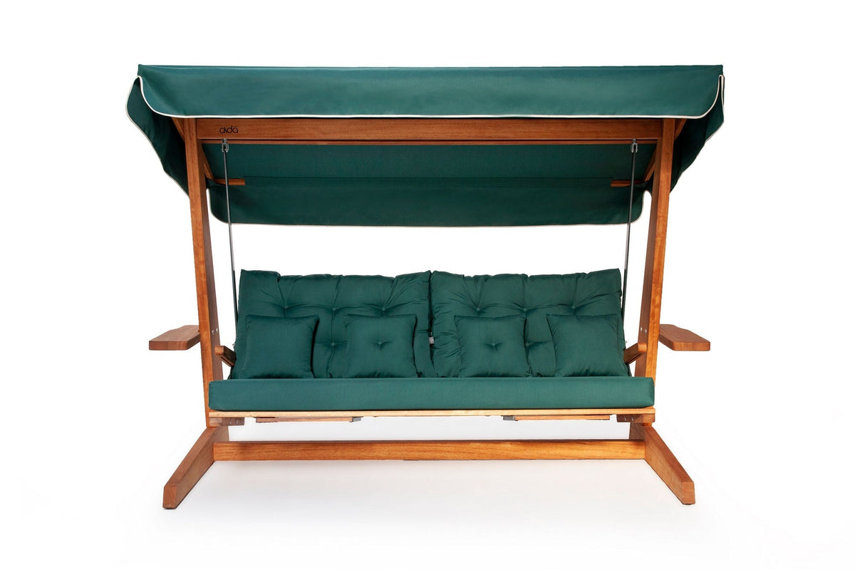 Natur - Verde - 200x70x200 cm | SKU: 675SWG1114 | Balansoar de grădină Luna Deluxe 2600, varianta Natur - Verde - 200x70x200 cm, produs pentru amenajarea locuinței, disponibil online în România la CasaMob