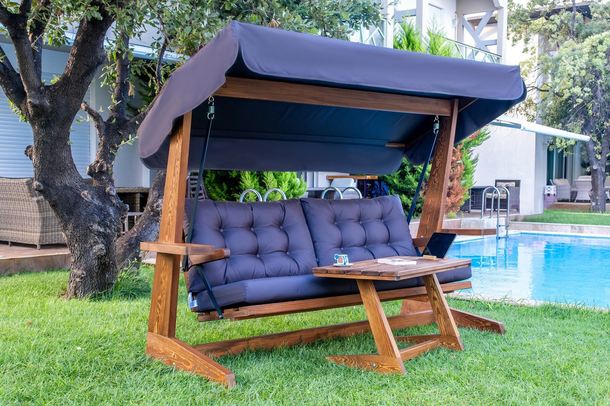 Balansoar de grădină Viva 2400, Diverse culori, 237x100x175 cm - Antracit | SKU: 675SWG1115 | Balansoar de grădină Viva 2400, 237x100x175 cm, varianta Antracit, produs pentru amenajarea locuinței, disponibil online în România la CasaMob