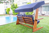 Balansoar de grădină Viva 2400, Diverse culori, 237x100x175 cm - Antracit | SKU: 675SWG1115 | Balansoar de grădină Viva 2400, 237x100x175 cm, varianta Antracit, produs pentru amenajarea locuinței, disponibil online în România la CasaMob