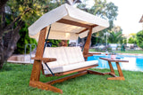 Balansoar de grădină Viva 2400, Diverse culori, 237x100x175 cm - Bej | SKU: 675SWG1116 | Balansoar de grădină Viva 2400, 237x100x175 cm, varianta Bej, produs pentru amenajarea locuinței, disponibil online în România la CasaMob