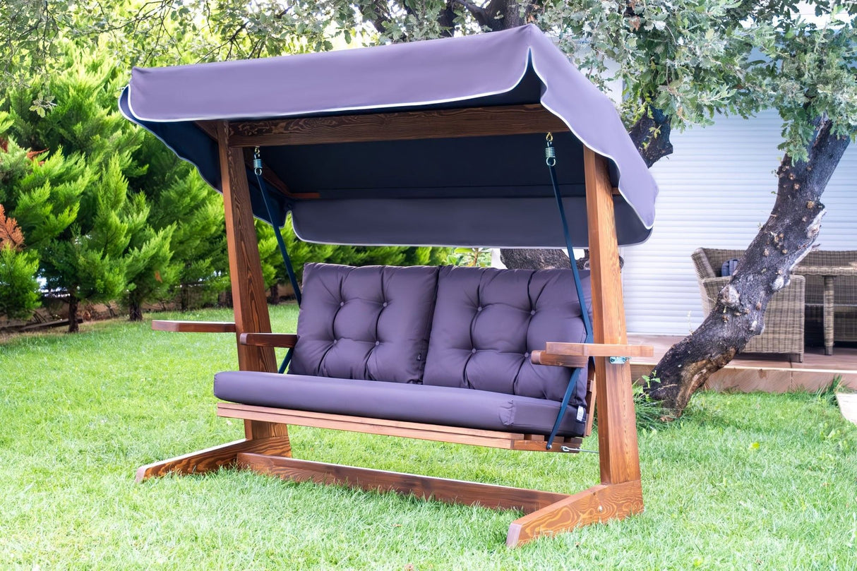 Balansoar de grădină Viva 2200, Diverse culori, 220x100x175 cm - Antracit | SKU: 675SWG1117 | Balansoar de grădină Viva 2200, 220x100x175 cm, varianta Antracit, produs pentru amenajarea locuinței, disponibil online în România la CasaMob