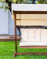 Balansoar de grădină Viva 2200, Diverse culori, 220x100x175 cm - Bej | SKU: 675SWG1118 | Balansoar de grădină Viva 2200, 220x100x175 cm, varianta Bej, produs pentru amenajarea locuinței, disponibil online în România la CasaMob