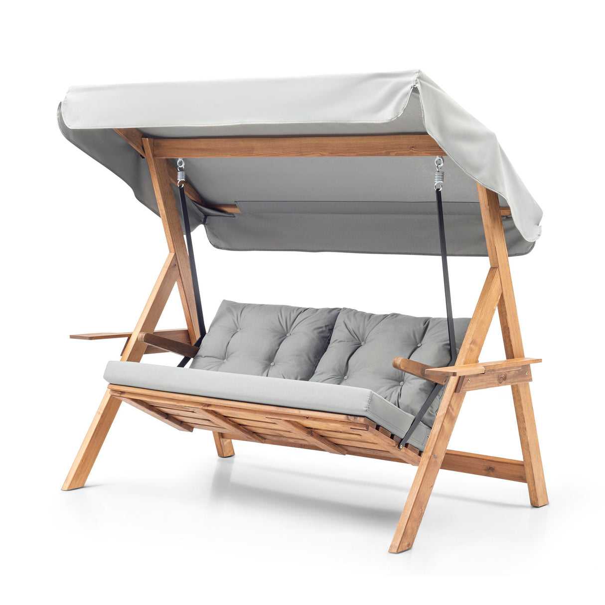 Balansoar de grădină Galata Swing S3, Diverse culori, 150x58x195 cm - Gri | SKU: 676HDS1105 | Balansoar de grădină Galata Swing S3, 150x58x195 cm, varianta Gri, produs pentru amenajarea locuinței, disponibil online în România la CasaMob