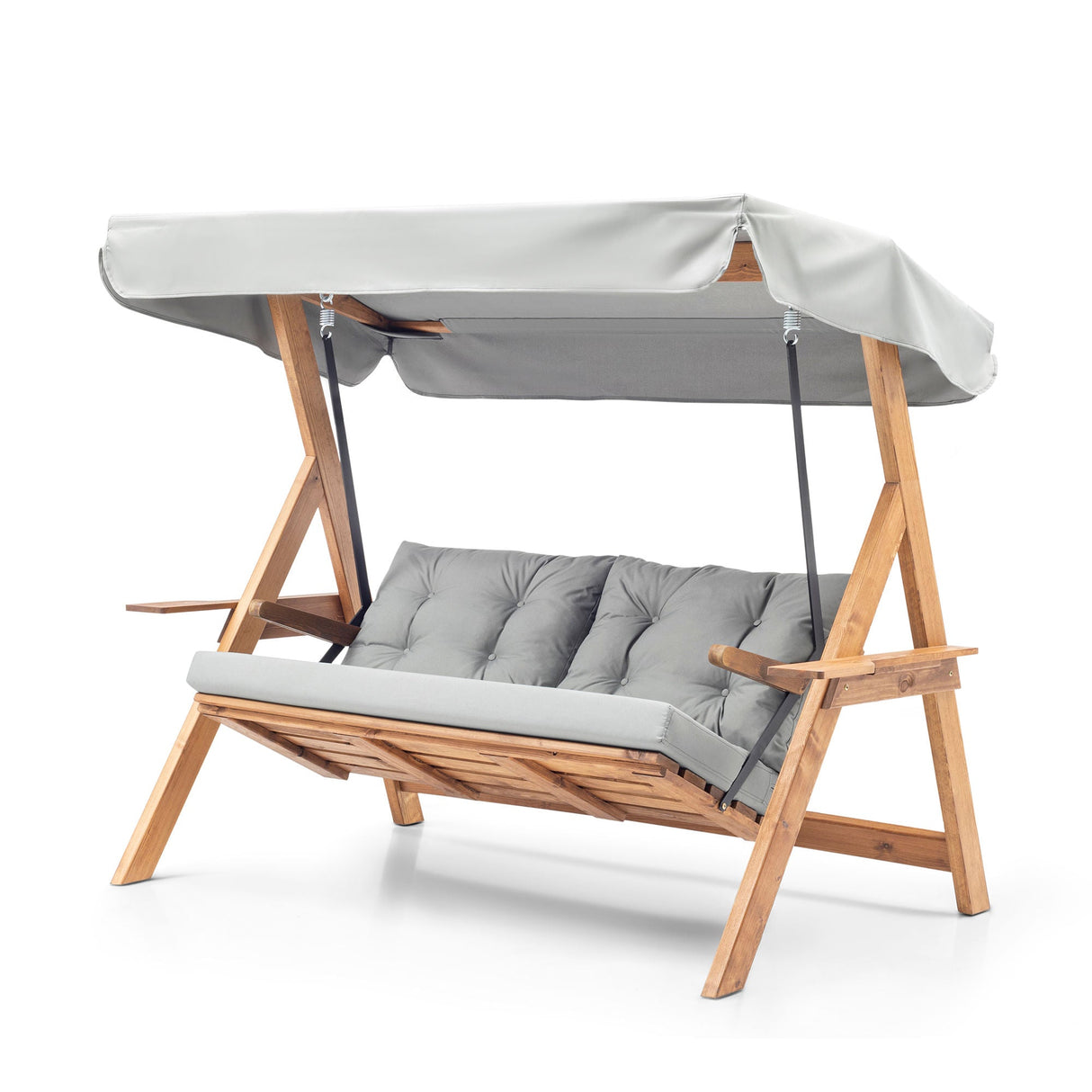 Balansoar de grădină Galata Swing S3, Diverse culori, 150x58x195 cm - Gri | SKU: 676HDS1105 | Balansoar de grădină Galata Swing S3, 150x58x195 cm, varianta Gri, produs pentru amenajarea locuinței, disponibil online în România la CasaMob