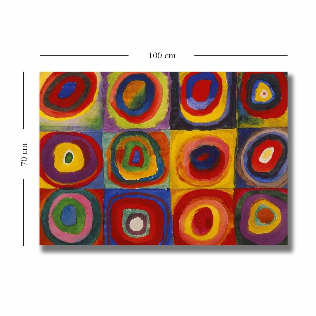 Tablou Canvas Ochii lui Horus, Multicolor, 100 x 70 cm