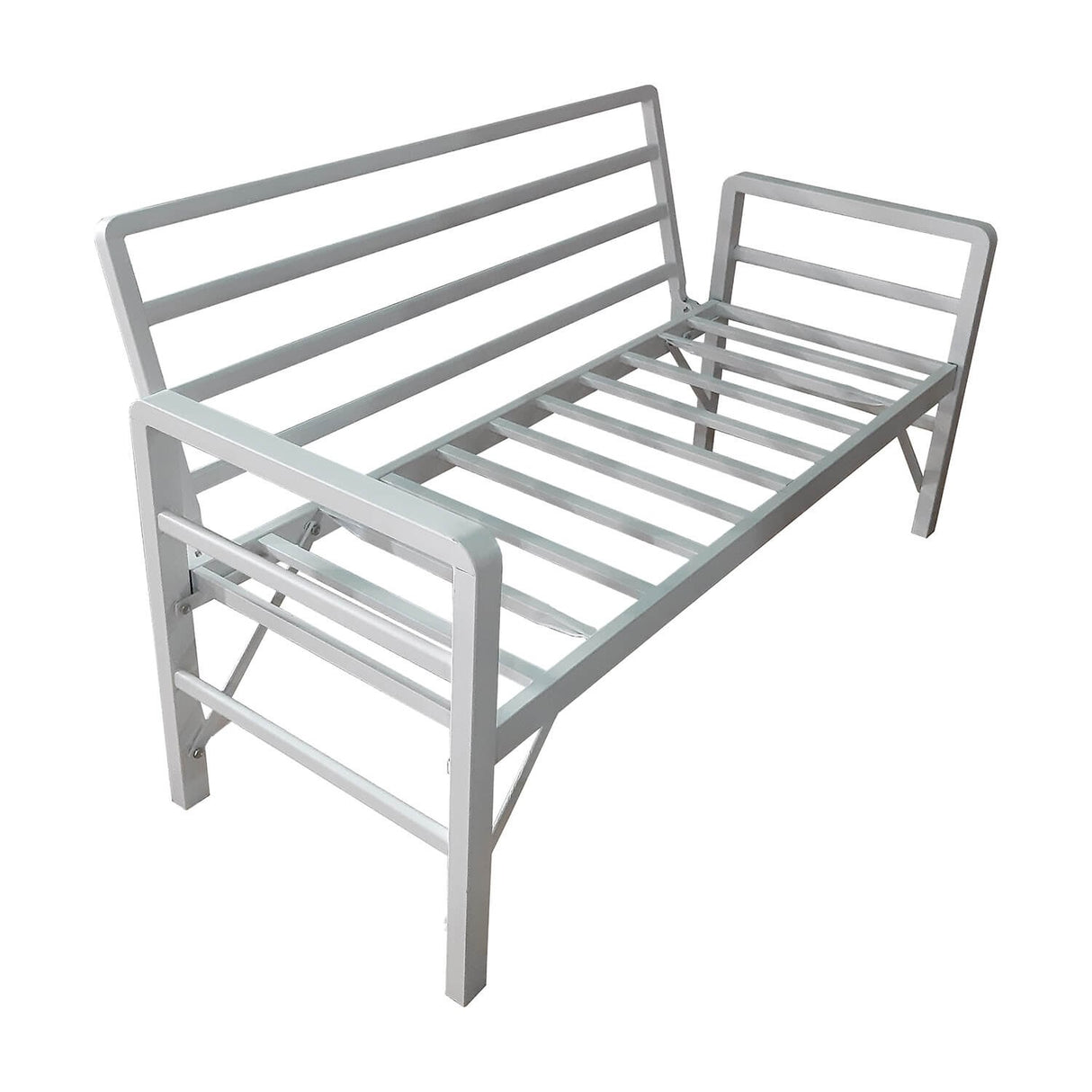 Set de grădină Pandora (2-2-S), Diverse culori, 139x75x52 cm - Alb - Crem | SKU: 679HVN1188 | Set de grădină Pandora (2-2-S), 139x75x52 cm, varianta Alb - Crem, produs pentru amenajarea locuinței, disponibil online în România la CasaMob