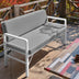 Alb - Gri | SKU: 679HVN1189 | Set de grădină Pandora (2-2-S), 139x75x52 cm, varianta Alb - Gri, produs pentru amenajarea locuinței, disponibil online în România la CasaMob