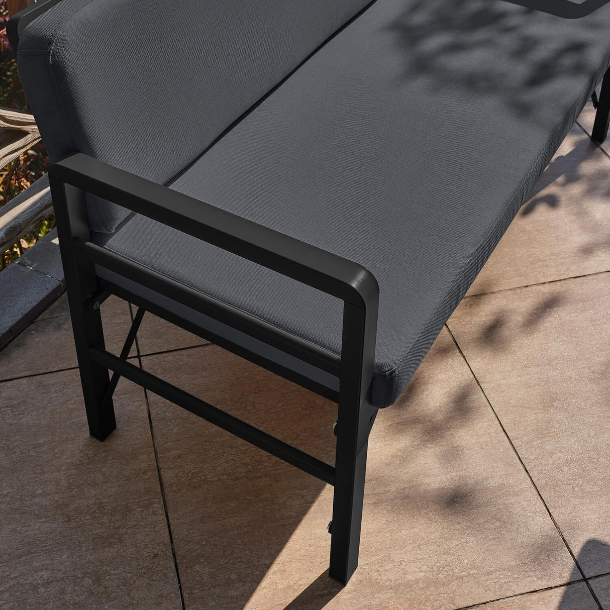 Set de grădină Pandora (2-2-S), Diverse culori, 139x75x52 cm - Negru - Antracit | SKU: 679HVN1197 | Set de grădină Pandora (2-2-S), 139x75x52 cm, varianta Negru - Antracit, produs pentru amenajarea locuinței, disponibil online în România la CasaMob