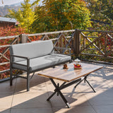 Set de grădină Pandora (2-2-S), Diverse culori, 139x75x52 cm - Antracit - Gri | SKU: 679HVN1203 | Set de grădină Pandora (2-2-S), 139x75x52 cm, varianta Antracit - Gri, produs pentru amenajarea locuinței, disponibil online în România la CasaMob