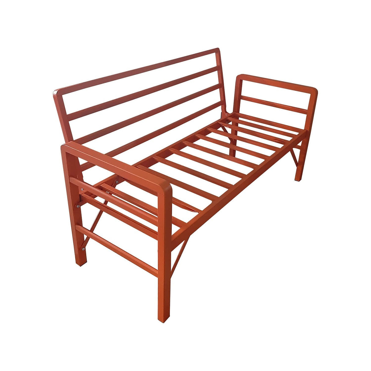 Set de grădină Pandora (2-2-S), Diverse culori, 139x75x52 cm - Portocaliu - Crem | SKU: 679HVN1208 | Set de grădină Pandora (2-2-S), 139x75x52 cm, varianta Portocaliu - Crem, produs pentru amenajarea locuinței, disponibil online în România la CasaMob