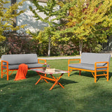 Set de grădină Pandora (2-2-S), Diverse culori, 139x75x52 cm - Portocaliu - Gri | SKU: 679HVN1210 | Set de grădină Pandora (2-2-S), 139x75x52 cm, varianta Portocaliu - Gri, produs pentru amenajarea locuinței, disponibil online în România la CasaMob