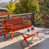 Portocaliu - Roșu cărămiziu | SKU: 679HVN1211 | Set de grădină Pandora (2-2-S), 139x75x52 cm, varianta Portocaliu - Roșu cărămiziu, produs pentru amenajarea locuinței, disponibil online în România la CasaMob
