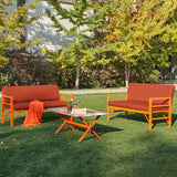 Set de grădină Pandora (2-2-S), Diverse culori, 139x75x52 cm - Portocaliu - Roșu cărămiziu | SKU: 679HVN1211 | Set de grădină Pandora (2-2-S), 139x75x52 cm, varianta Portocaliu - Roșu cărămiziu, produs pentru amenajarea locuinței, disponibil online în România la CasaMob