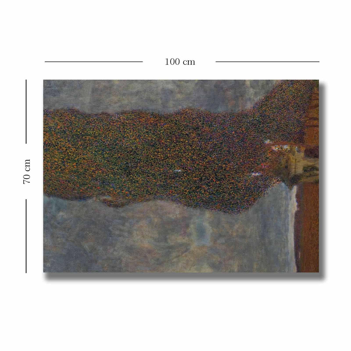 Tablou Canvas 70100KLIMT002, Multicolor, 100x70 cm, SKU 680GST1138
