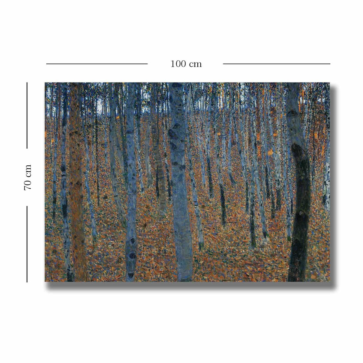 Tablou Canvas 70100KLIMT005, Multicolor, 100x70 cm