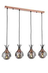 Lustra Vav Chandelier, Negru