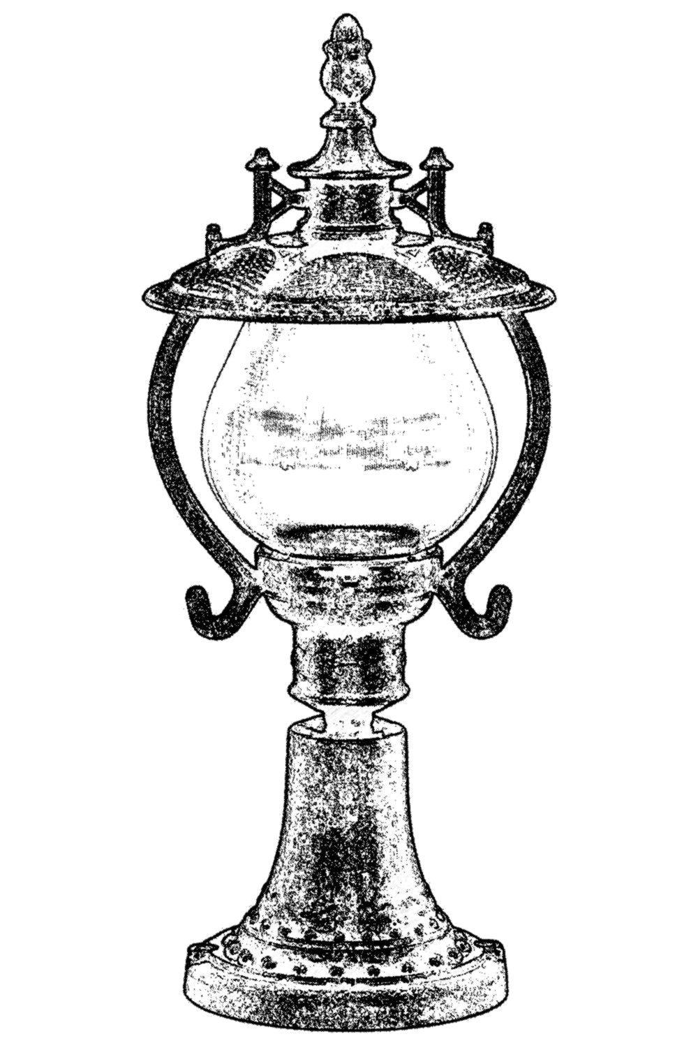 Lampă de perete de exterior BSU 090909 Outdoor Wall Lamp, Maro, 25x57x25 cm - Maro, SKU 685AVN1344