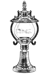 Lampă de perete de exterior BSU 090909 Outdoor Wall Lamp, Maro, 25x57x25 cm - Maro, SKU 685AVN1344