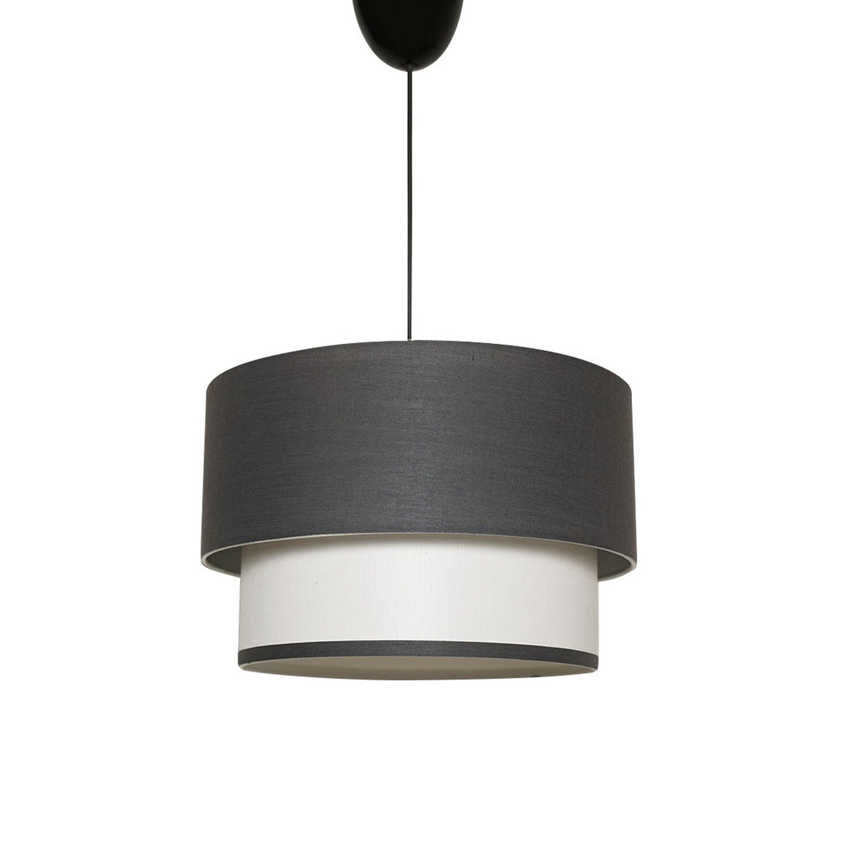 Lustră SP286, Antracit - Alb, Ø30x65 cm, SKU 687HMY1245, imagine 2