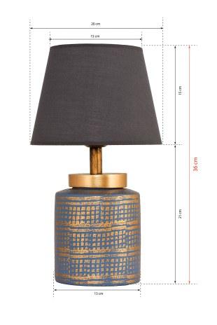 Veioza YL024 Lamp Shade - Auriu albastru, SKU 687HMY2140