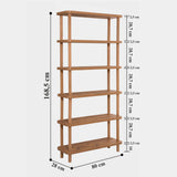 Bibliotecă Gala, Diverse culori, 80x28x169 cm - Pin atlantic | SKU: 688DRA1202 | Bibliotecă Gala, 80x28x169 cm, varianta Pin atlantic, produs pentru amenajarea locuinței, disponibil online în România la CasaMob