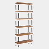 Bibliotecă Gala, Diverse culori, 80x28x169 cm - Negru - Pin atlantic | SKU: 688DRA1207 | Bibliotecă Gala, 80x28x169 cm, varianta Negru - Pin atlantic, produs pentru amenajarea locuinței, disponibil online în România la CasaMob