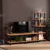 Comodă TV Mezza, Negru - Pin atlantic, 180x35x137.3 cm, SKU 688DRA1508, imagine 1