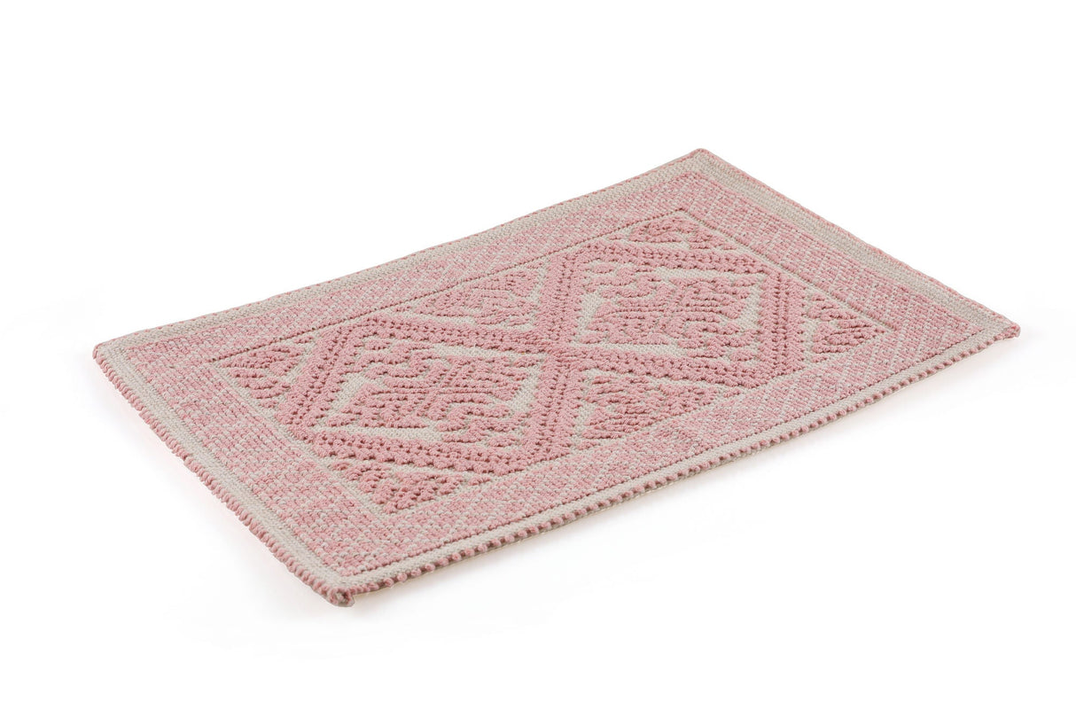 Covor Kilim, Diverse culori, 40x60 cm - Roz | SKU: 697WTN1103 | Covor Kilim, 40x60 cm, varianta Roz, produs pentru amenajarea locuinței, disponibil online în România la CasaMob