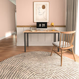 Birou Viva - 140 x 55, Stejar - Negru, 140x55x78 cm